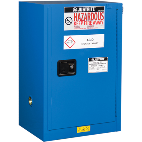 ChemCor&reg; Lined Hazardous Material Compac Safety Cabinets, 12 gal., 23.25" x 35" x 18" Northern Industrial Supply Inc.