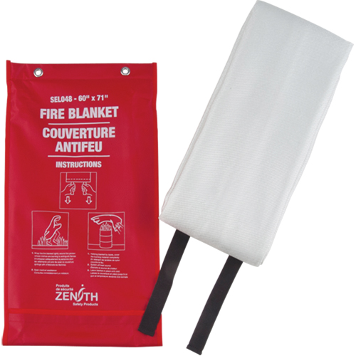 Fire Blanket, Fibreglass, 60"W x 71"L Northern Industrial Supply Inc.