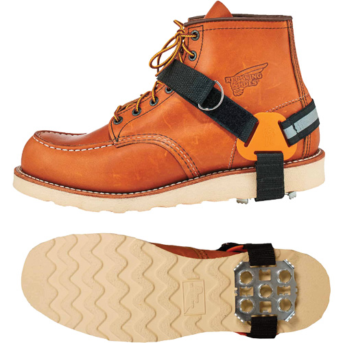 Crampons &agrave; glace de talon TREX 6315, Acier, Traction Plaque, Grand/Moyen Northern Industrial Supply Inc.