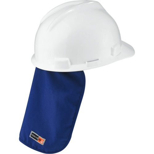 Chill-Its&reg; 6717FR Cooling FR Hardhat Pad & Neck Shade, Blue Northern Industrial Supply Inc.
