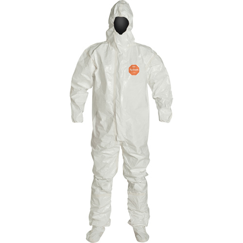Hooded Coveralls, Tychem&reg; 4000, Medium, White Northern Industrial Supply Inc.
