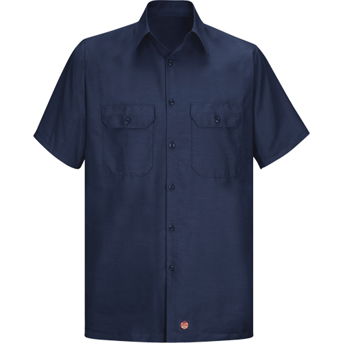 Chemise &agrave; manches courtes en tissu ind&eacute;chirable, Hommes, 3T-Grand, Bleu marine Northern Industrial Supply Inc.