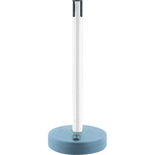 Outdoor TensaBarrier&reg; - Receiver Posts, 37" High, White Northern Industrial Supply Inc.