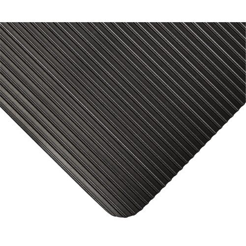KleenSweep Mat No.391, Runner, 3' x 105' x 1/8", Black Northern Industrial Supply Inc.