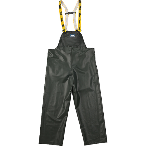 Journeyman Chemical Resistant Rain Bib Pants, X-Large, Green, Polyester/PVC Northern Industrial Supply Inc.