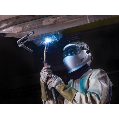 e684 Welding Helmets, 3.94" L x 1.97" W View Area, 4/5 - 13 Shade Range, Silver Northern Industrial Supply Inc.