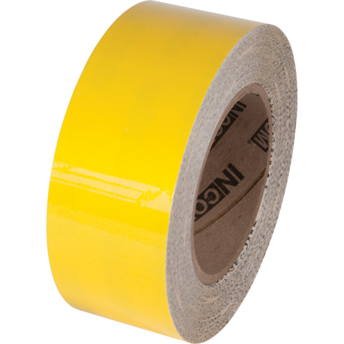 Ruban de marquage pour plancher Tuff Mark, 2" x 100', Polyester, Jaune Northern Industrial Supply Inc.