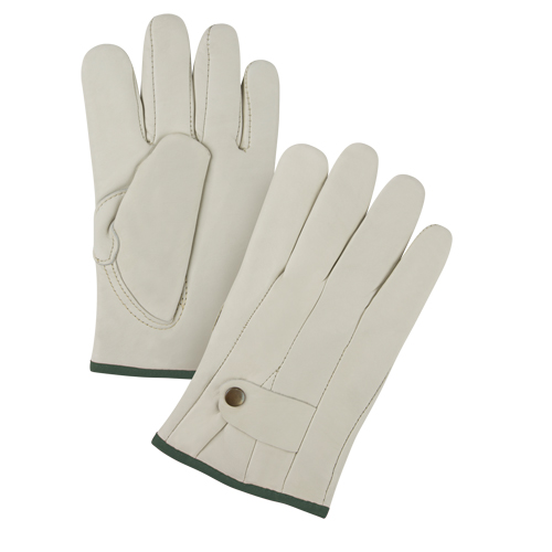 Gants de cordeur doubl&eacute;s pour l'hiver de premi&egrave;re qualit&eacute;, Moyen, Paume Cuir fleur de vache, Doubleure Molleton Northern Industrial Supply Inc.
