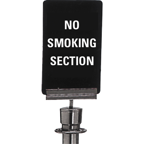 Enseigne de contr&ocirc;le des foules  No Smoking , 11" x 7", Plastique, Anglais Northern Industrial Supply Inc.
