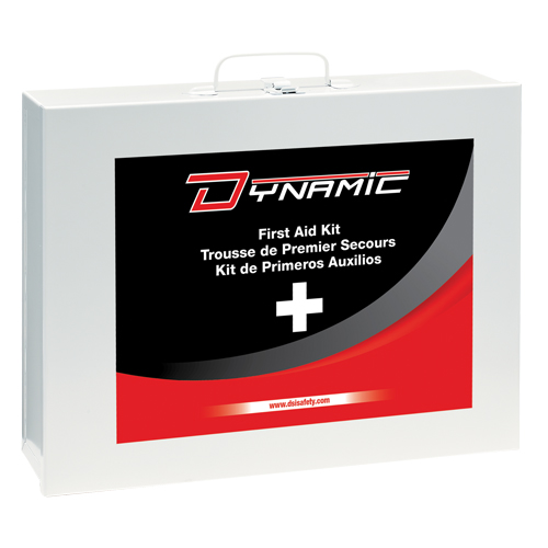 Trousse de premiers soins industrielle pour usage g&eacute;n&eacute;ral Dynamic, Dispositif m&eacute;dical Classe 1, Boîte en m&eacute;tal Northern Industrial Supply Inc.