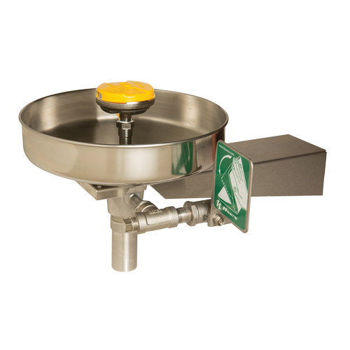 Eye/Face Wash Station, Wall-Mount Installation, Stainless Steel Bowl Northern Industrial Supply Inc.