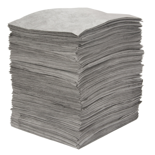Premium Meltblown Sorbent Pads, Universal, 15" x 18", 30 gal. Absorbancy Northern Industrial Supply Inc.