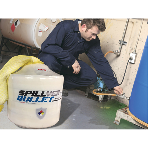 Spillver Bullet Hazmat Boom, Hazmat, 50' L x 5" W, 14 gal. Absorbancy Northern Industrial Supply Inc.