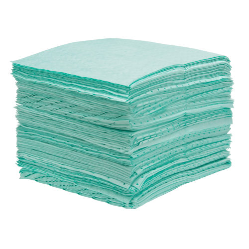 Feuilles absorbantes li&eacute;es de premi&egrave;re qualit&eacute;, Mati&egrave;res dangereuses, 15" x 18", 25 gal. d'absorption Northern Industrial Supply Inc.