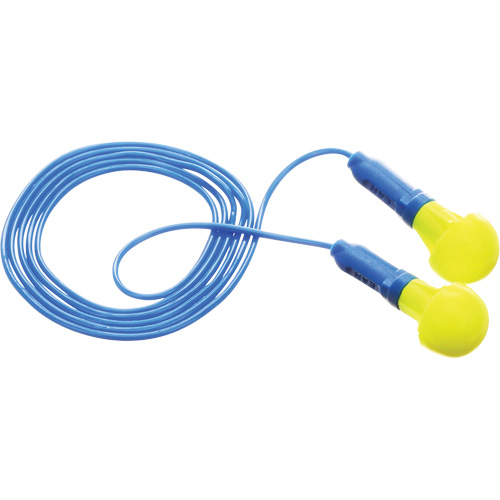 E-A-R Push-Ins Earplugs, Corded, Pair - Polybag, 28/23 dB NRR, One-Size Northern Industrial Supply Inc.