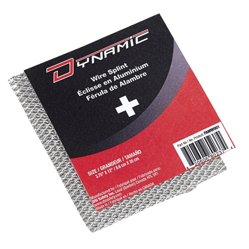 Dynamic Splints, Multipurpose, Aluminum Wire, 12", Class 1 Northern Industrial Supply Inc.