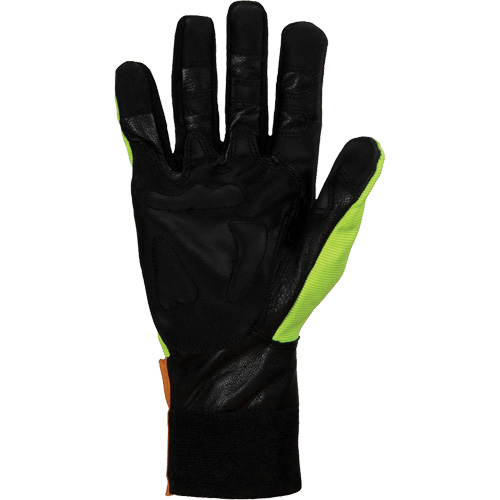 Gants pour scie &agrave; chaîne haute visibilit&eacute; Endura, Taille Grand/9, Paume Ch&egrave;vre Northern Industrial Supply Inc.