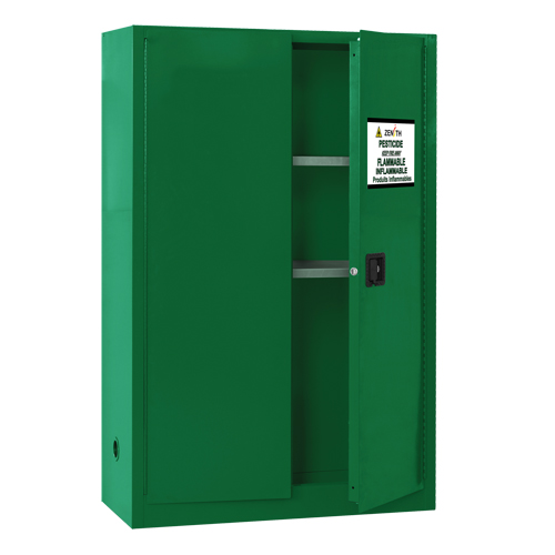 Pesticide Storage Cabinet, 45 gal., 65" H x 43" W x 18" D Northern Industrial Supply Inc.