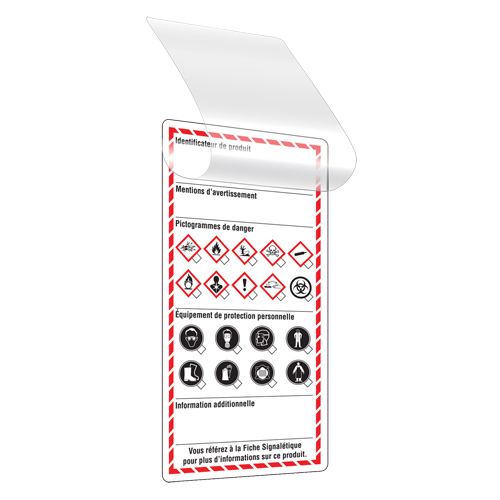 Self-Laminating Workplace Tags, Cardstock, 3" W x 6" H, French Northern Industrial Supply Inc.