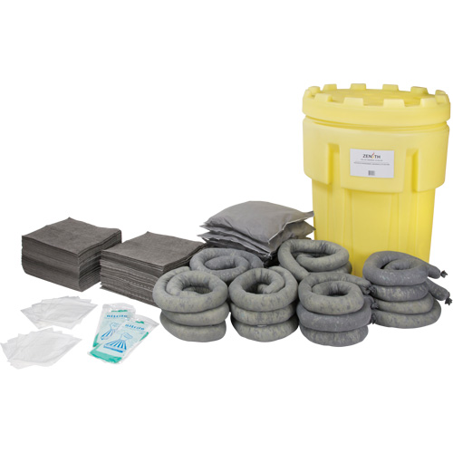 Premium Spill Kit, Universal, Salvage Drum, 95 US gal. Absorbancy Northern Industrial Supply Inc.