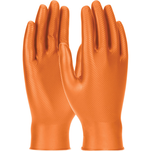 Gants jetables ambidextres Grippaz Skins, Petit, Nitrile, 6 mils, Sans poudre, Orange Northern Industrial Supply Inc.