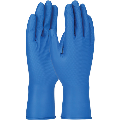 Gants Grippaz, Petit, Nitrile, 8 mils, Sans poudre, Bleu Northern Industrial Supply Inc.