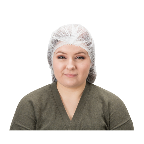 Bonnet bouffant pliss&eacute;, Polypropyl&egrave;ne, 21", Blanc Northern Industrial Supply Inc.