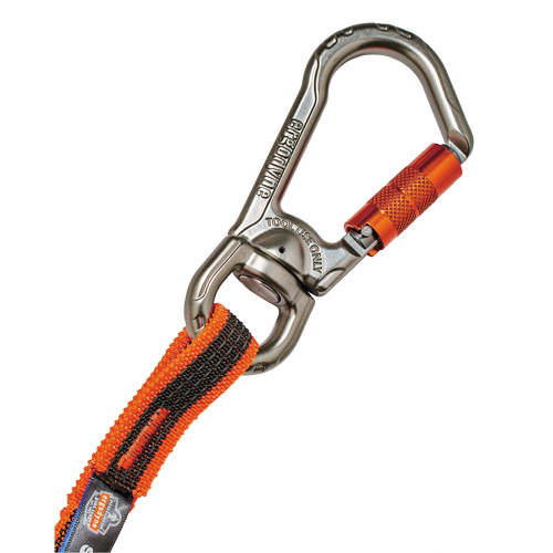 Longe porte-outils &agrave; rotule et &agrave; verrouillage double Squids 3109F(x), Tendeur, Mousqueton/boucle Northern Industrial Supply Inc.