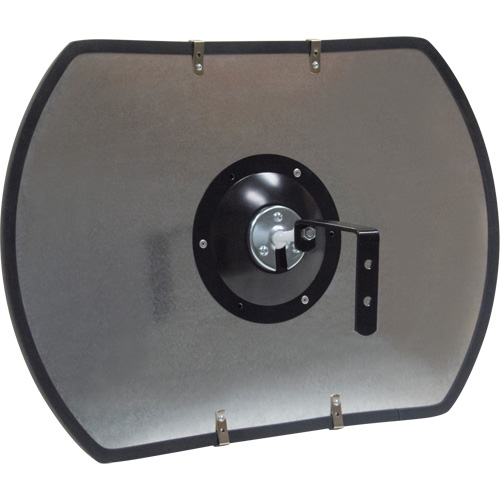 Miroir convexe rectangulaire/rond avec support, 12" h x 18" la, Int&eacute;rieur/Ext&eacute;rieur Northern Industrial Supply Inc.