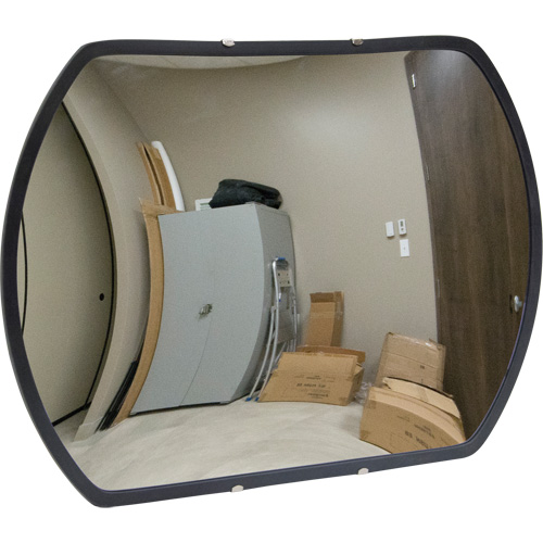 Roundtangular Convex Mirror with Bracket, 20" H x 30" W, Indoor/Outdoor Northern Industrial Supply Inc.