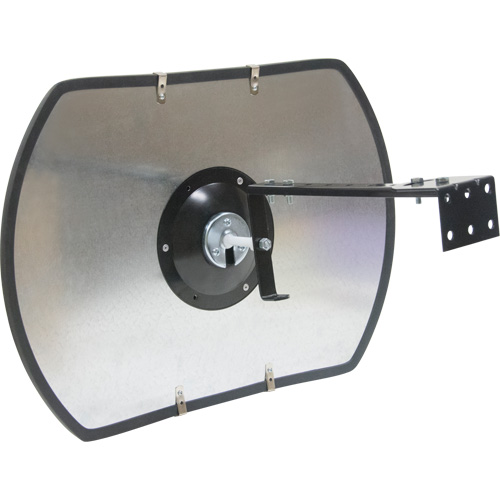 Roundtangular Convex Mirror with Bracket, 20" H x 30" W, Indoor/Outdoor Northern Industrial Supply Inc.