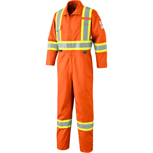 7702 FR Hi-Vis Safety Coveralls, Size 36, Orange Northern Industrial Supply Inc.