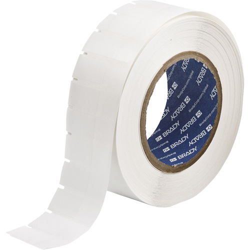 &eacute;tiquettes &agrave; transfert thermique B-461, Polyester, 0,6" lo x 1,625" h, Blanc Northern Industrial Supply Inc.