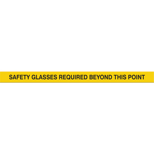 Marqueur robuste pour le sol Tough-Mark, Rectangle, 48" lo x 2" la, Jaune, Poly&eacute;thyl&egrave;ne Northern Industrial Supply Inc.