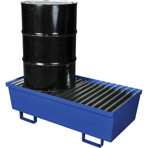 Palette de confinement des d&eacute;versements en acier, Capacit&eacute; de d&eacute;versement 74 gal. US, 27" x 51,25" x 13" Northern Industrial Supply Inc.