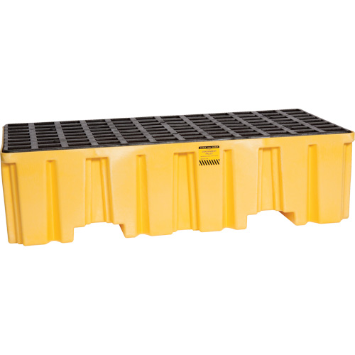 Palette de confinement des d&eacute;versements, Capacit&eacute; de d&eacute;versement 66 gal. US, 26,25" x 51" x 13,75" Northern Industrial Supply Inc.