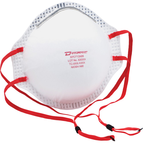 Respirateur contre les particules Dynamic, N95, Certifi&eacute; NIOSH, Taille unique Northern Industrial Supply Inc.