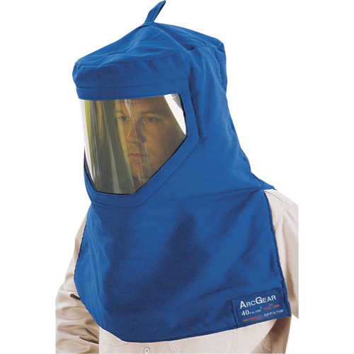 Arc Flash Hood, Blue, 40 cal/cm², ASTM F1506/NFPA 70E, 4 Arc Flash PPE Category Level Northern Industrial Supply Inc.
