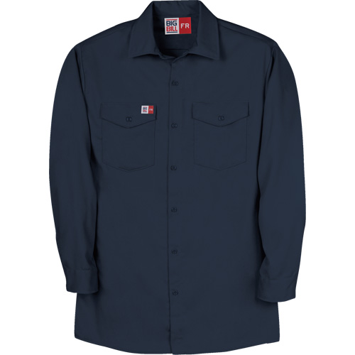 Chemise de travail de protection contre l'arc &eacute;lectrique, Moyen (grande taille), Bleu marin Northern Industrial Supply Inc.