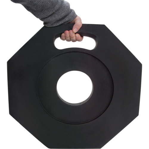 Base en caoutchouc pour poteaux d&eacute;lin&eacute;ateurs de qualit&eacute; sup&eacute;rieure, 12 lb Northern Industrial Supply Inc.