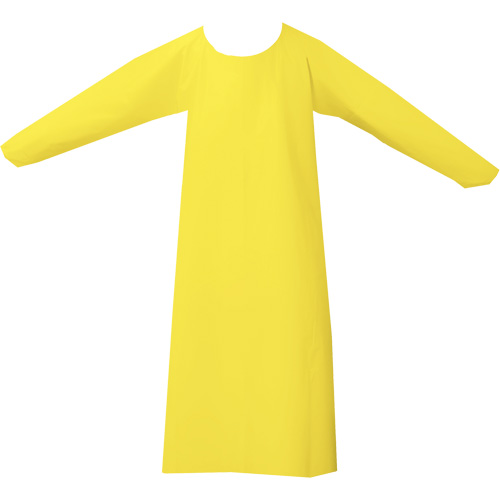 CoverMe Gown, One Size, Yellow, Polyurethane Northern Industrial Supply Inc.