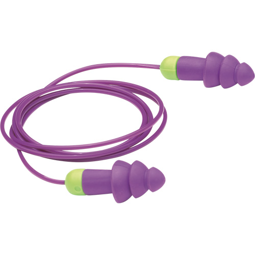 Rockets&reg; Reusable Earplugs, Corded, Bulk - Polybag, 27 dB NRR, One-Size Northern Industrial Supply Inc.