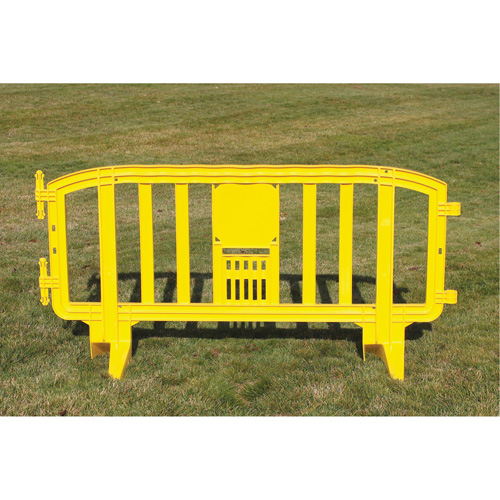 Barricade Movit, Emboîtables, 78" lo x 39" h, Jaune Northern Industrial Supply Inc.