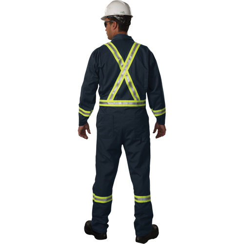Westex UltraSoft&reg; Unlined Coveralls, Size 34/36, Navy Blue, 12.4 cal/cm2 Northern Industrial Supply Inc.