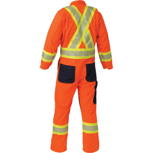 Ripstop Coveralls, Small, High Visibility Orange Northern Industrial Supply Inc.