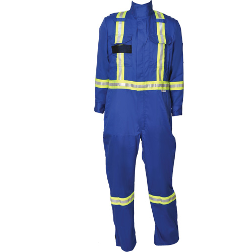 Combinaisons ignifuges &agrave; bandes Firewall FR, Taille Moyen (grande taille), Bleu royal Northern Industrial Supply Inc.