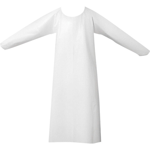 CoverMe Gowns, One Size, White, Polyurethane Northern Industrial Supply Inc.