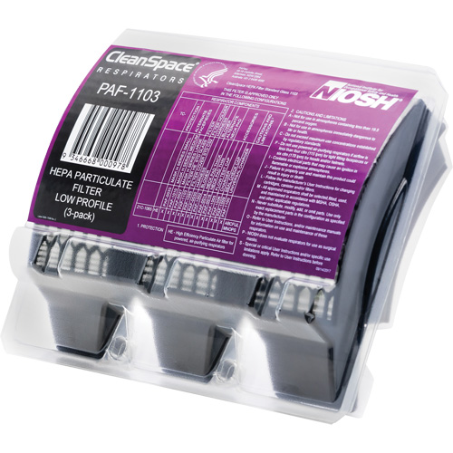Filtres HEPA minces, Particules, Paquet de 3 Northern Industrial Supply Inc.