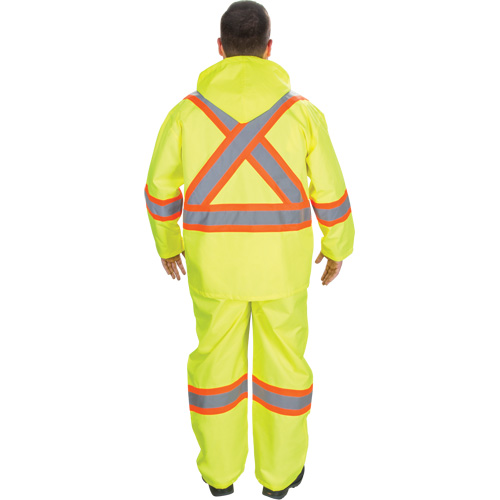 RZ1000 Rain Suit, Polyester, Small, High Visibility Lime-Yellow Northern Industrial Supply Inc.