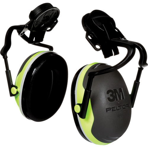Peltor X Series X4 Earmuffs, Cap Mount, 26 NRR dB Northern Industrial Supply Inc.